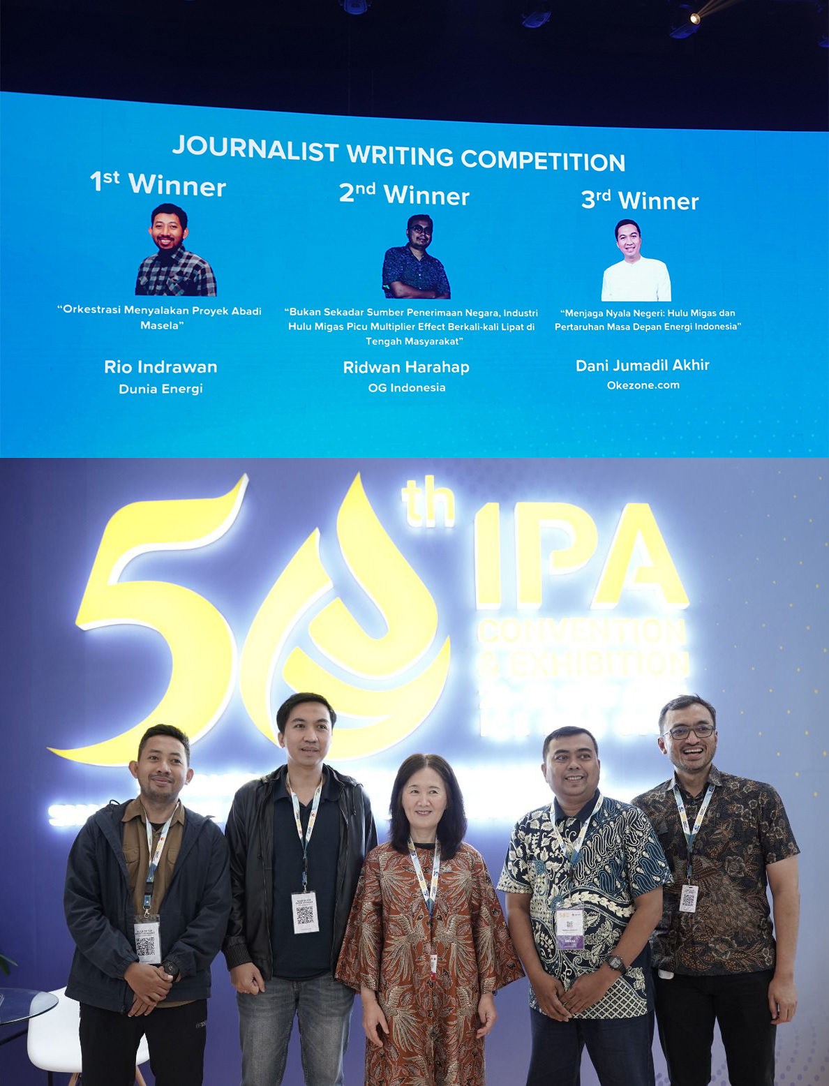 50th IPA Convex 2026 Journalist Writing Competition: Highlights Oil and Gas Contribution and Strengthening Public Energy Literacy